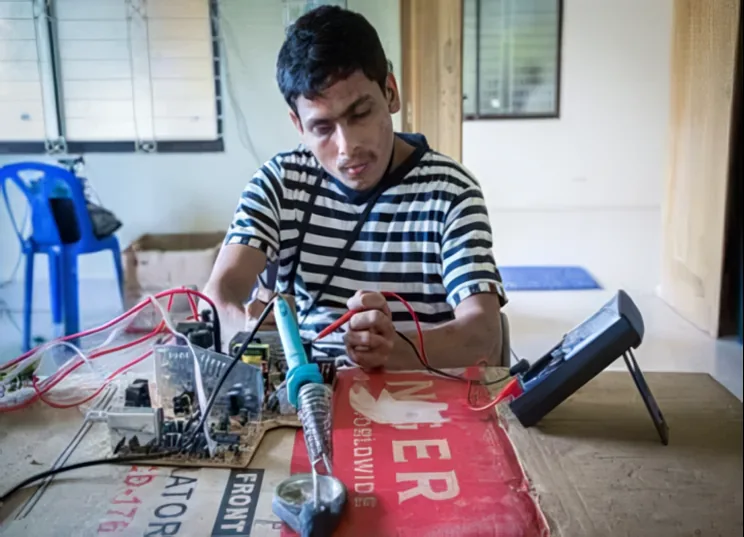 Vocational training program at CRP