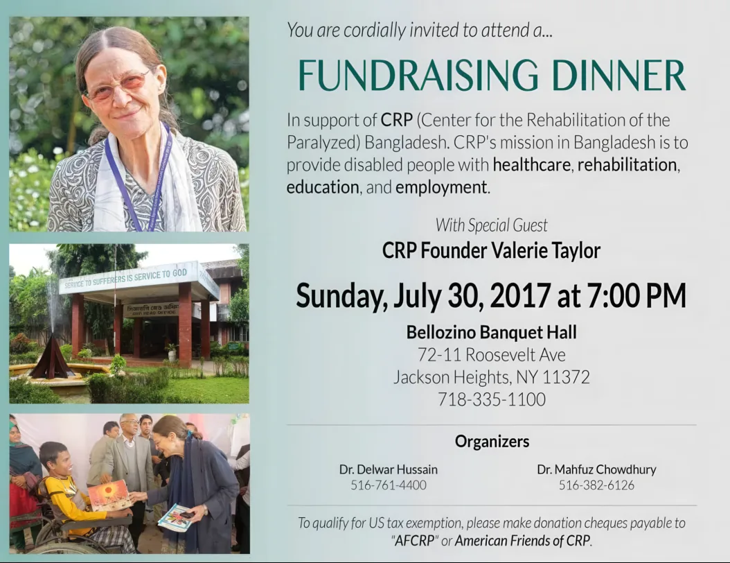 Meet and Greet Dinner with CRP Founder