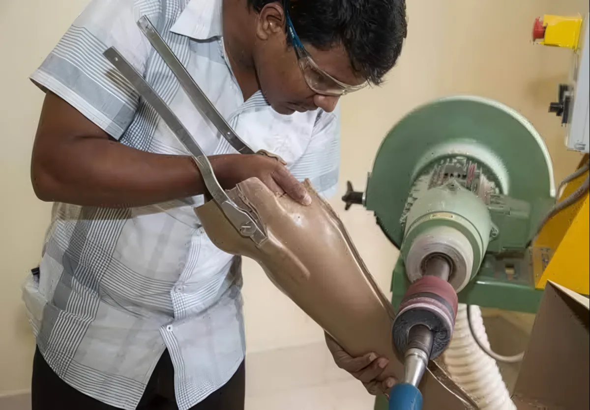 Prosthetic limb manufacturing at CRP